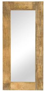 Oglindă, lemn masiv de mango, 50 x 110 cm