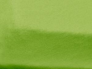 Cearsaf Jersey pentru patut copii cu elastic verde 60x120 cm