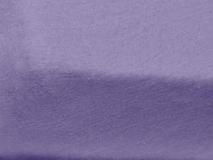 Cearsaf Jersey EXCLUSIVE cu elastic violet deschis 140 x 200 cm