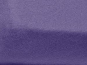 Cearsafuri Jersey EXCLUSIVE cu elastic violet inchis 140 x 200 cm