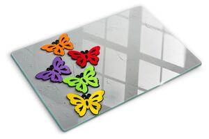 Tocător de bucătărie Motivul fluturilor colorați