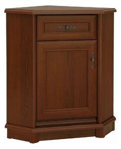 Comoda de dormitor KENT EKOM1DSN, castan, PAL, 60x61x91 cm