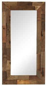 Oglindă, 50 x 110 cm, lemn masiv reciclat