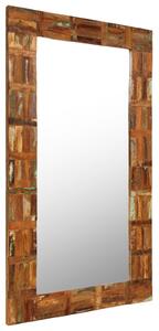 Oglindă de perete, 60 x 120 cm, lemn masiv reciclat