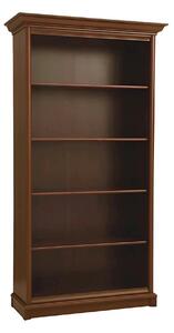 Biblioteca clasica living KENT, castan, PAL, 110x43x205 cm