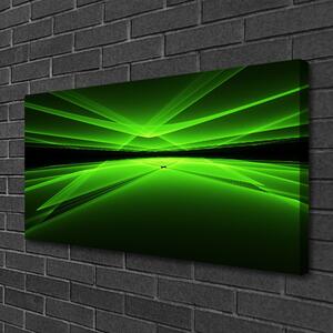 Tablou pe panza canvas Abstract Art Verde Negru