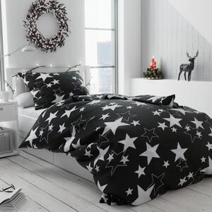 Lenjerie de pat cocolino din micro-plus Star negru