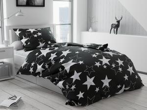 Lenjerie de pat cocolino din micro-plus Star negru