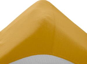 Cearsaf Jersey EXCLUSIVE galben corny 160 x 200 cm