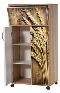 Cabinet cu roti pentru bucatarie Kiler 735, Vella, 60x36x116 cm