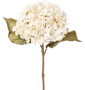 Floare artificială Hortensie H 46 cm bej