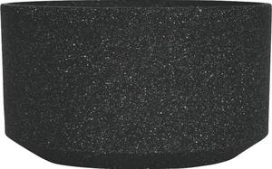 Ghiveci Lafiora piatră artificială Ø 43 cm H 21,5 cm negru