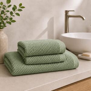 Prosop frotir STELA - Verde | 50 x 100 cm