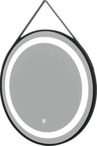 Oglindă baie cu LED, întrerupător touch, și design industrial 60 cm