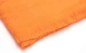 Patura fleece portocalie 150x200 cm