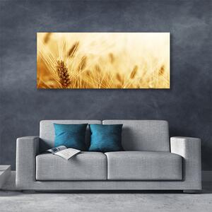 Tablou pe panza canvas Grâu floral galben