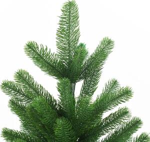 Brad de Crăciun artificial, ace cu aspect natural, 150 cm verde