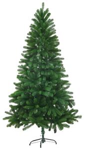 Brad de Crăciun artificial, ace cu aspect natural, 150 cm verde