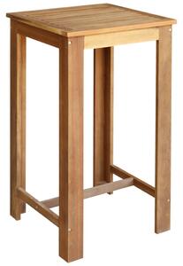 Masă de bar, lemn masiv de salcâm, 60x60x105 cm