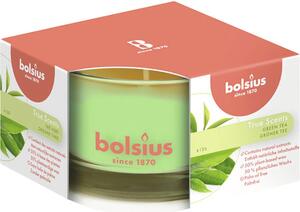Lumânare parfumată Bolsius pahar mic ceai verde durată de ardere 13 h