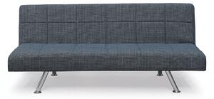Canapea MORPHEUS extensibila, 3 locuri, negru + gri, 180x81x80 cm