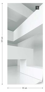 Fototapet - 3D Structura Moderna Geometrica