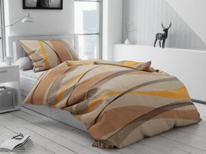 Lenjerie de pat bumbac Sahara portocalie Dimensiune lenjerie de pat: 70 x 90 cm | 140 x 220 cm