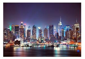 Fototapet - Night in New York City