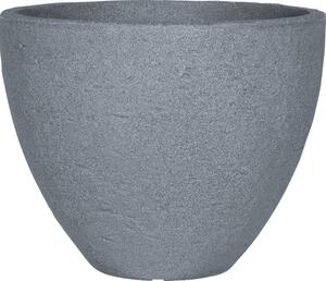 Ghiveci geli Stone, plastic, Ø 40 h 31 cm, gri