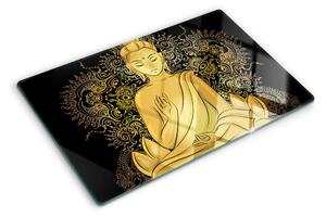 Tocător sticlă Buddha în meditație