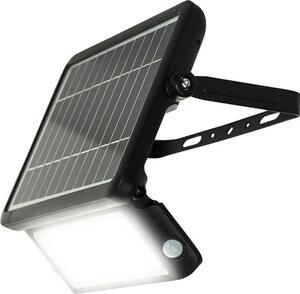 Aplică solară cu LED Luceco 1080 lumeni 4000K, senzor de mișcare, plastic negru