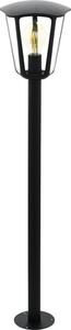 Stâlp pitic Monreale E27 max. 1x60W, 99,5 cm, pentru exterior IP44, negru