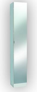 Dulap înalt cu oglindă pelipal Wien 195,5x32,5 cm, 1 ușă, alb