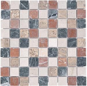 Mozaic marmură MOS 32 bej/maro 30,5x30,5 cm