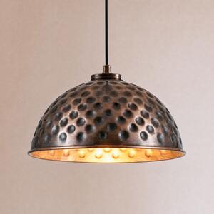 Opviq Lampă suspendată ECHO, culoare cupru, Ø 26 cm, metal, E27, reglabil, Cupru, Camera de zi / sufragerie, Metal