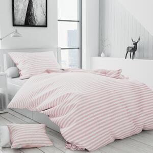 Lenjerie de pat din bumbac alb VIENTE + husa de perna 40 x 50 cm gratuit
