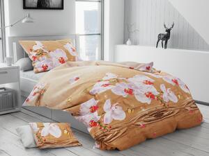 Lenjerie de pat din crepon Culoare maro KEDES + husa de perna 40 x 50 cm gratuit