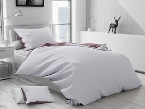 Lenjerie de pat din bumbac Culoare Maro monocolor, TABULA + husa de perna 40 x 50 cm gratuit