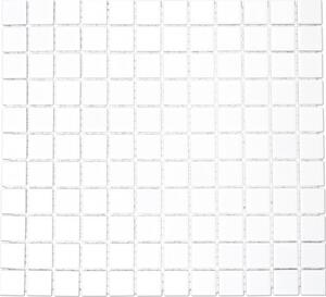Mozaic ceramic B-100 alb 30,2x33 cm