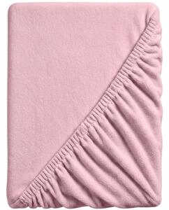 Cearsaf Cocolino microplus cu elastic SOFT 90x200 cm roz