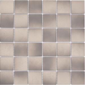 Mozaic piscină ceramic CD 215 bej/maro 30,5x30,5 cm