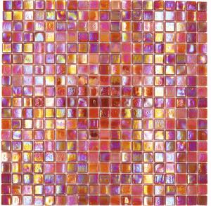 Mozaic sticlă GM MRY 933 mix roșu 31,7x31,7 cm