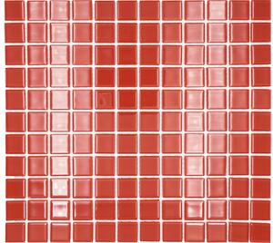 Mozaic sticlă CM 4060 roșu lucios 30,2x32,7 cm