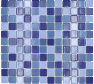 Mozaic ceramic JT 250 mix albastru 30,2x33 cm