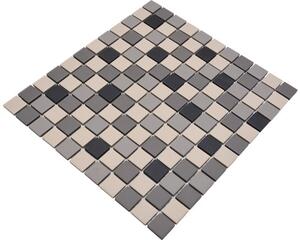 Mozaic piscină ceramic CU 010 mix gri 30,2x33 cm