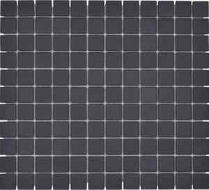 Mozaic piscină ceramic AT 891 negru 30,2x33 cm