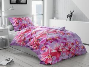 Lenjerie de pat din bumbac violet Dimensiune lenjerie de pat: 70x90 cm | 140x220 cm