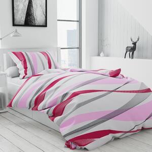 Lenjerie de pat din bumbac roz, Sahara Dimensiune lenjerie de pat: 70 x 90 cm | 140 x 220 cm