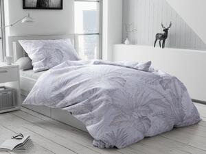 Lenjerie de pat din bumbac gri, Feriga Dimensiune lenjerie de pat: 70x90 cm | 140x200 cm