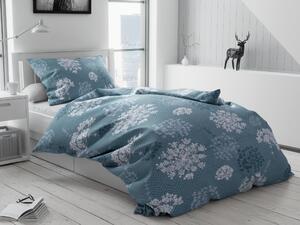 Lenjerie de pat din bumbac albastru, AMANDA Dimensiune lenjerie de pat: 70 x 90 cm | 140 x 200 cm